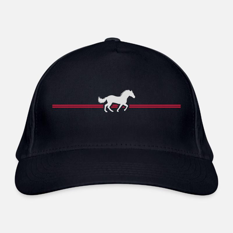 Cheval de course Stripe Line Casquette classique bio