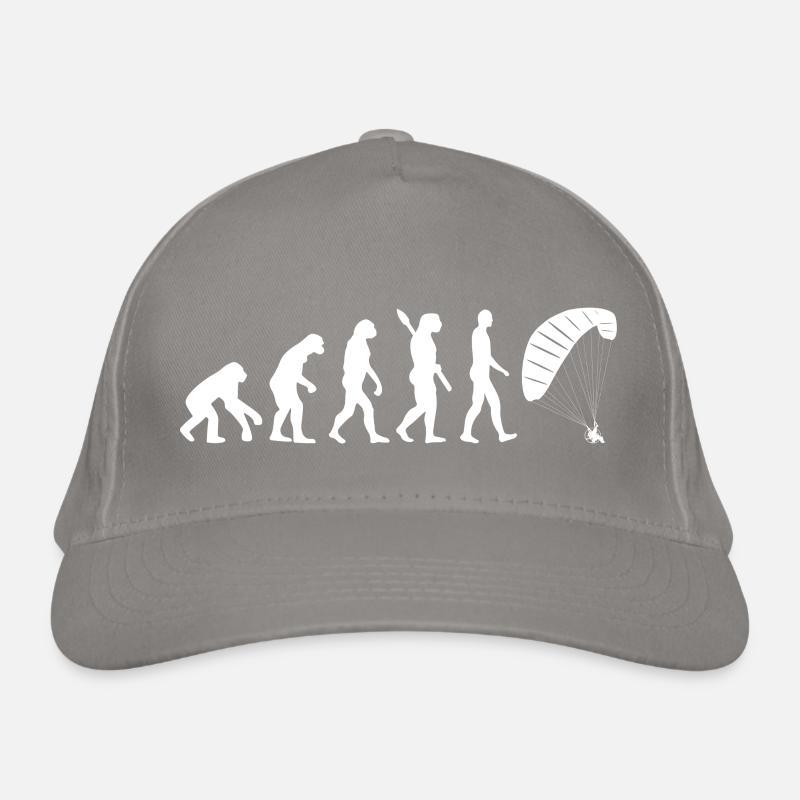 Evolution Graphic Paragliding Paraglider Skydiver Bio-Baseballkappe