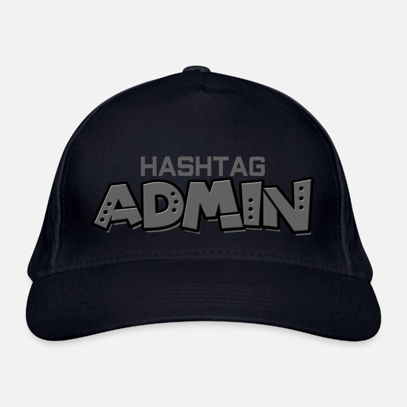 #hashtag admin administrator moderator web development Organic Baseball Cap
