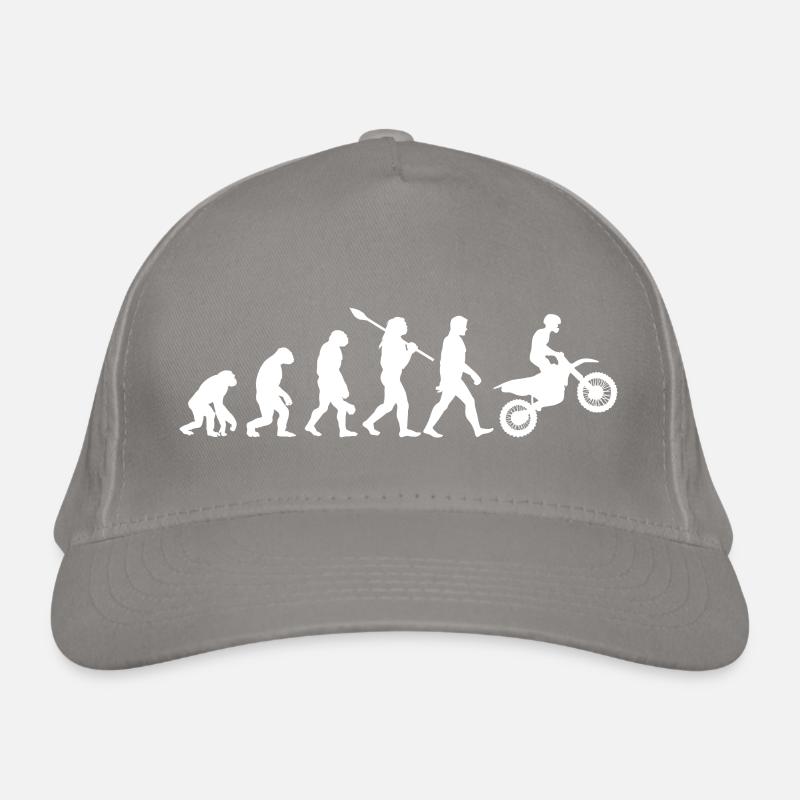 Evolution Graphic Dirt Biker Motorcycle Enduro Mot Bio-Baseballkappe