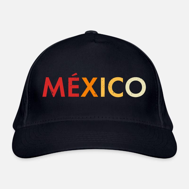 Drapeau de plage de vacances mexicaines Tequila au Mexique Casquette classique bio