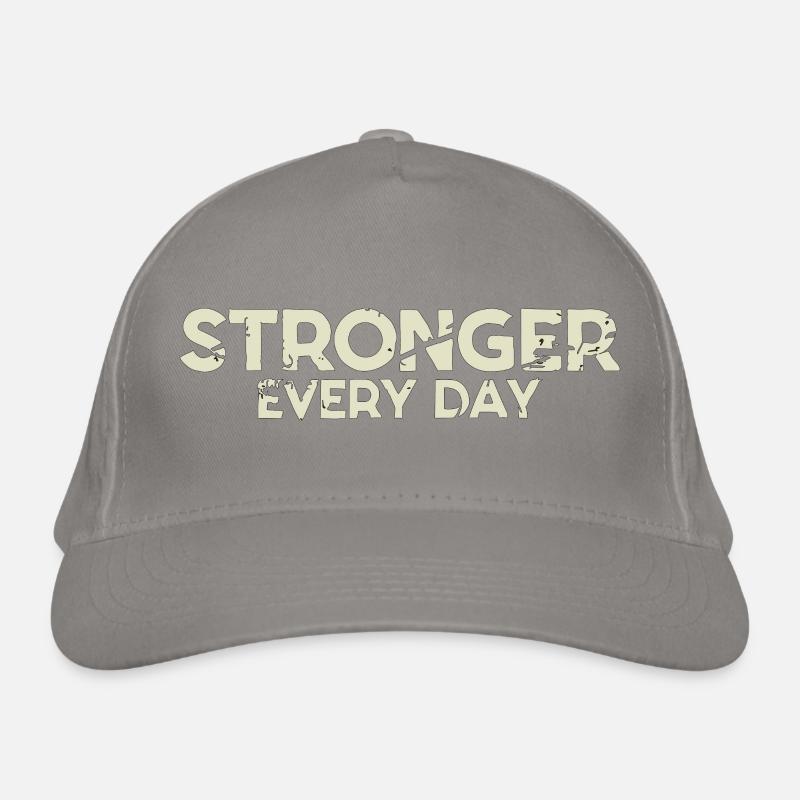 STRONGER EVERY DAY Organic Baseball Cap