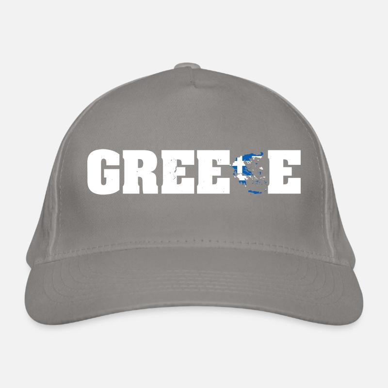 Balkan Flagge Griechenland Ellas Hellenisch Bio-Baseballkappe