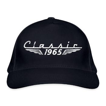 60. Geburtstag 60 Jahre Jahrgang 1965 Mann Frau - Bio-Baseballkappe - Navy - Vorne