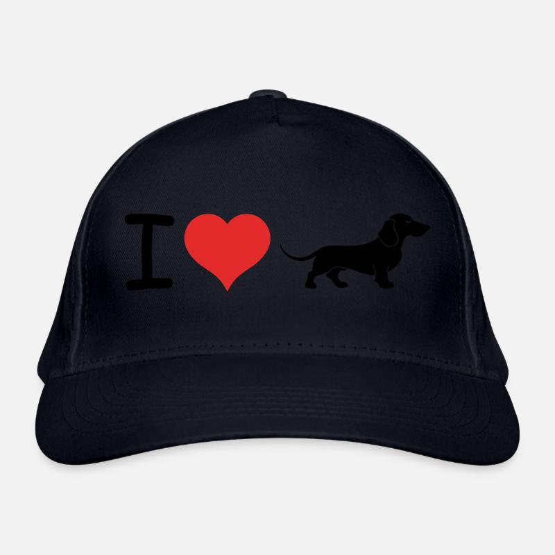 J’adore le teckel allemand Dackel - Pet Design Casquette classique bio