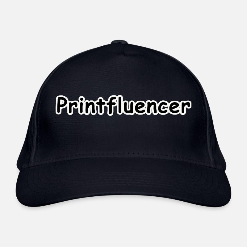 printfluencer 01 - Organic Baseball Cap - navy
