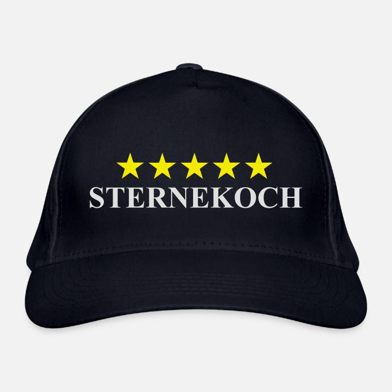Sternekoch - Bio-Baseballkappe - Navy
