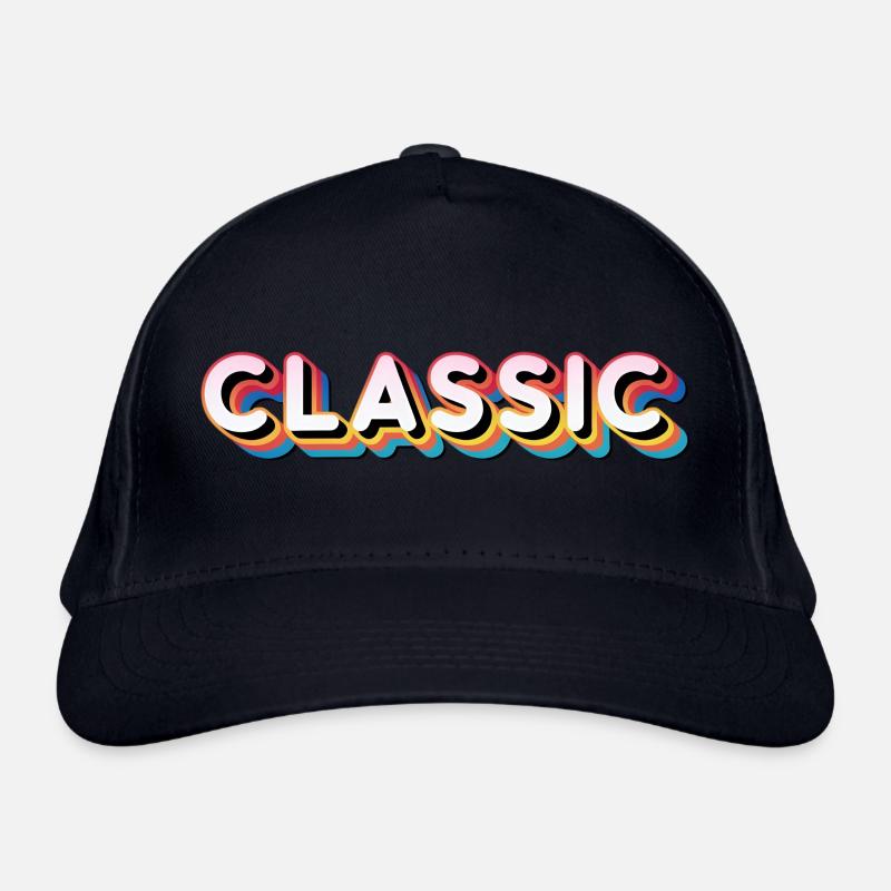 Retro Klassik Bio-Baseballkappe