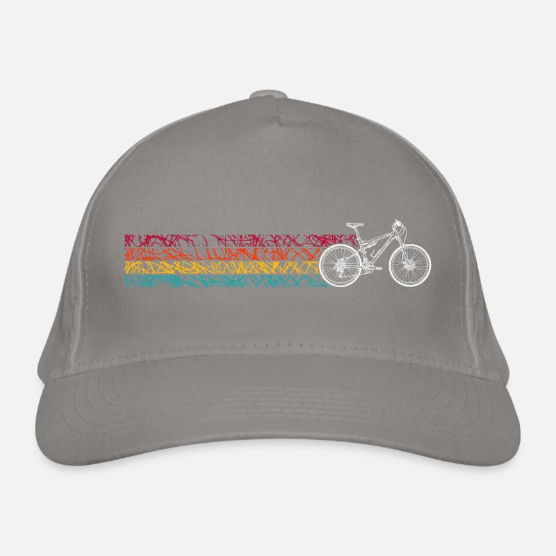 Conception de vélo arc-en-ciel LGBT Pride Casquette classique bio