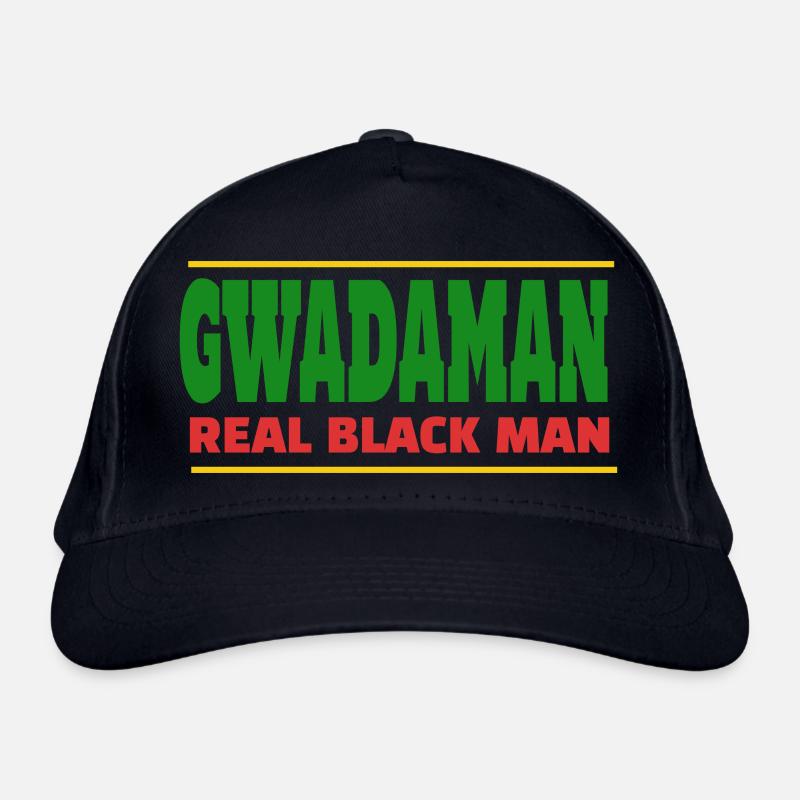 Gwadaman, real black man Organic Baseball Cap