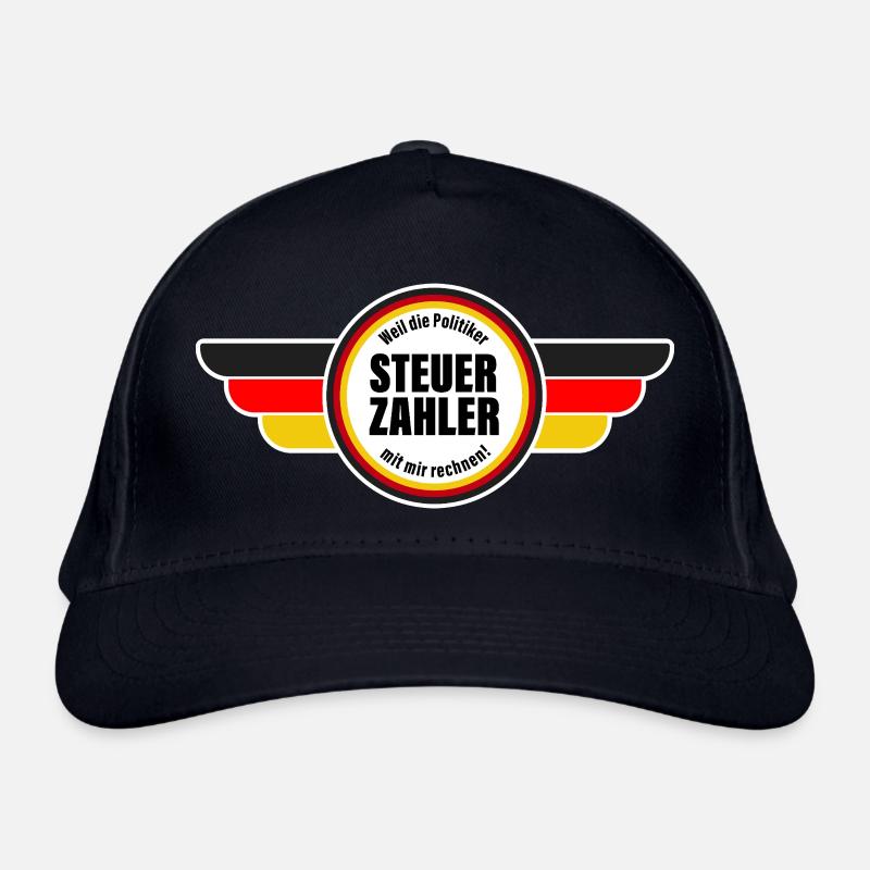 Contribuables - Parce que les politiciens comptent sur moi ! - Casquette classique bio - marine