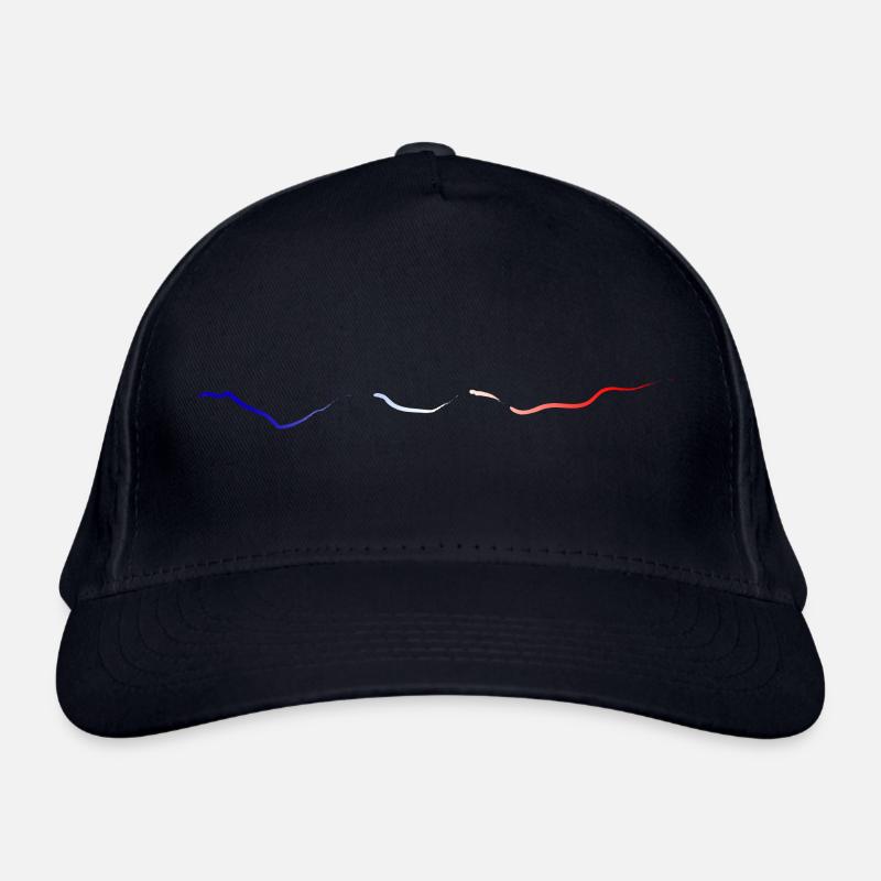 bleu blanc rouge Casquette classique bio