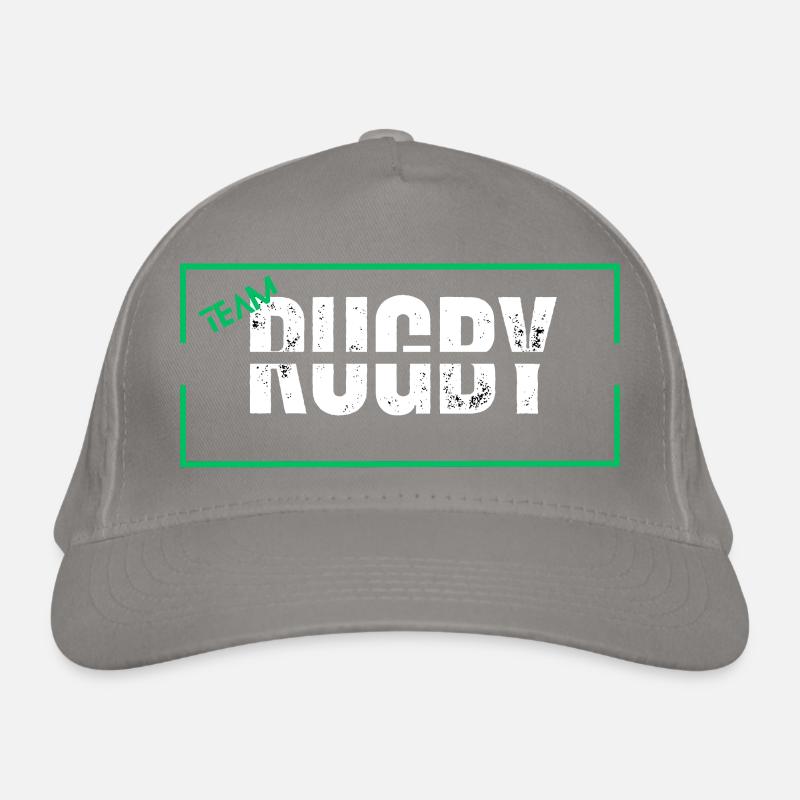 Mannschaft Rugby grün Bio-Baseballkappe