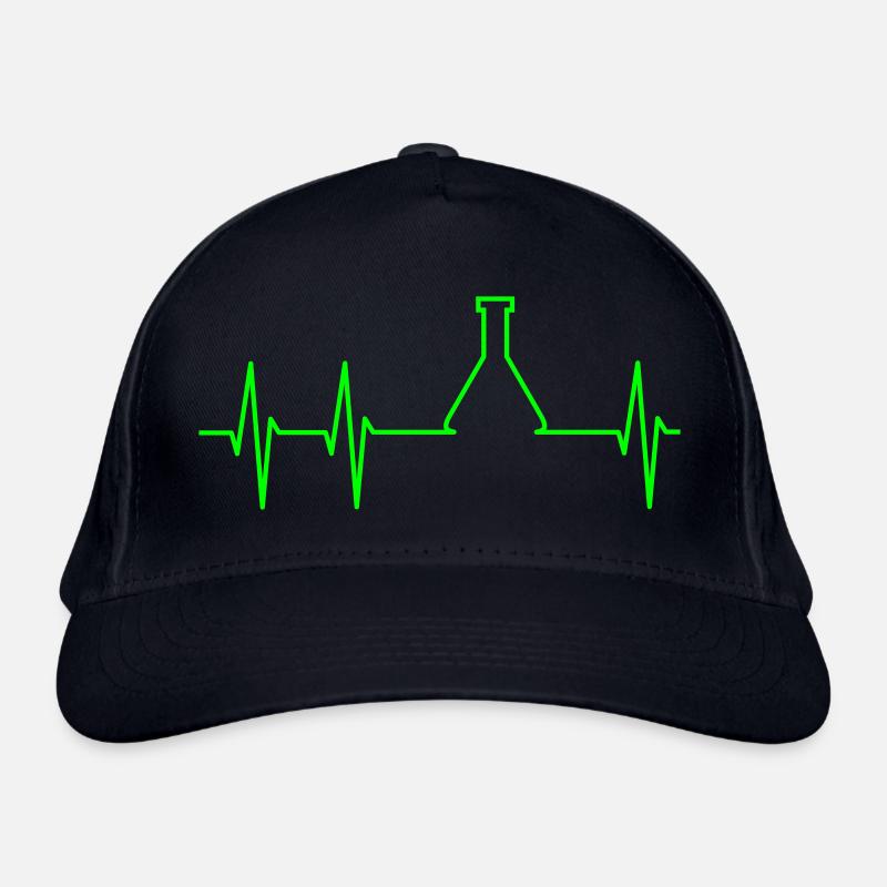 ECG et fiole d’Erlenmeyer Casquette classique bio
