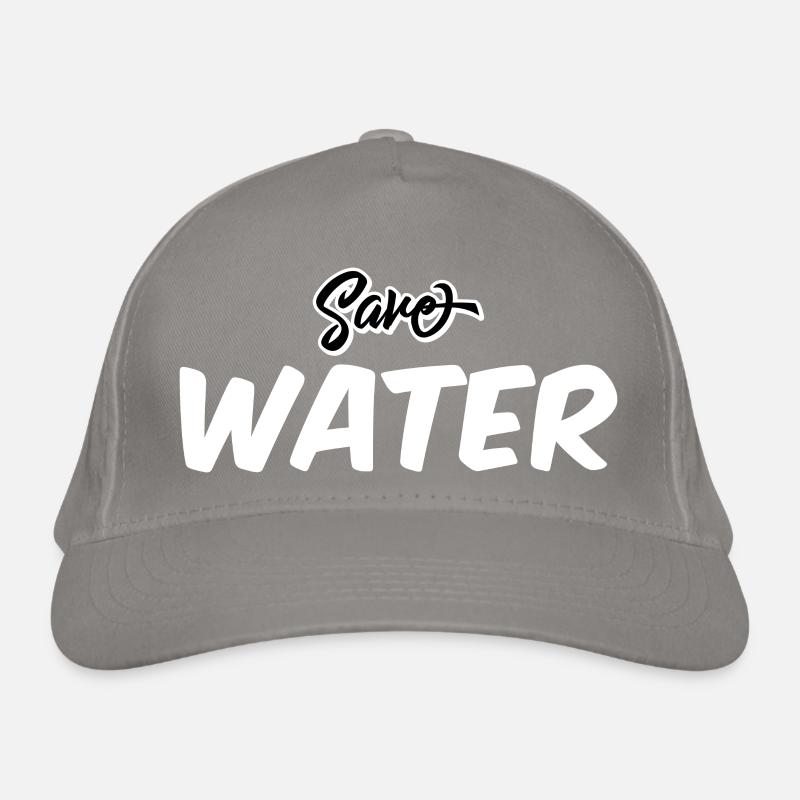Save Water Organic Baseball Cap