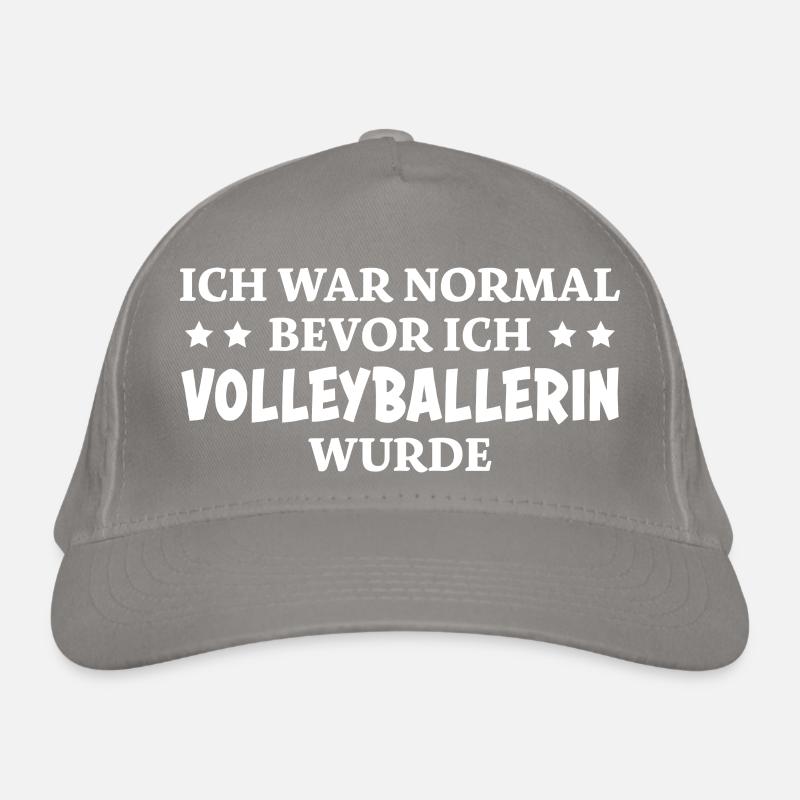 Volleyballerin Spruch Fun Beachvolleyball Geschenk Bio-Baseballkappe