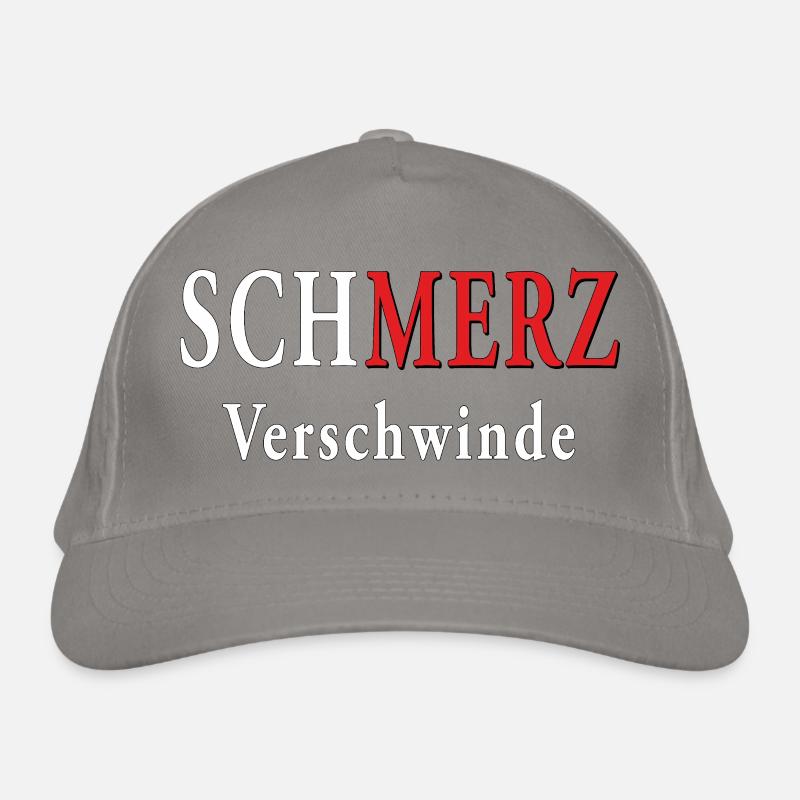 SCHMERZ VERSCHWINDE Bio-Baseballkappe