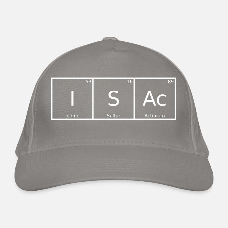 Isac Surname First name Chemistry Periodic Table Elements Organic Baseball Cap