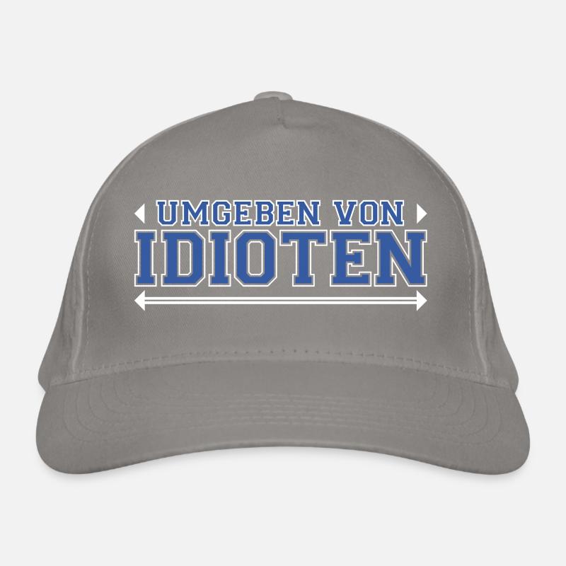 Entouré d’idiots Casquette classique bio