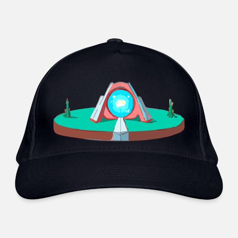 Spaceship Organic Baseball Cap