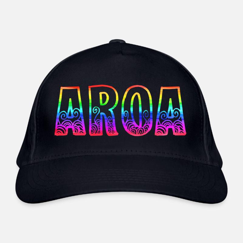 Aroa rs Rainbow Organic Baseball Cap