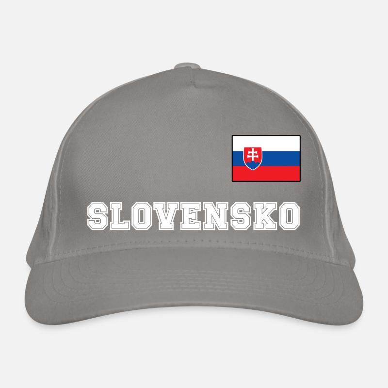 Slovakia jersey look - SLOVENSKO with flag flag Organic Baseball Cap