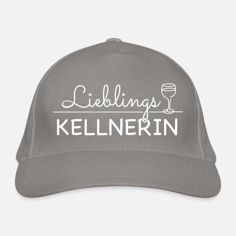 Lieblingskellnerin Kellnerin Serviererin Spruch Bio-Baseballkappe