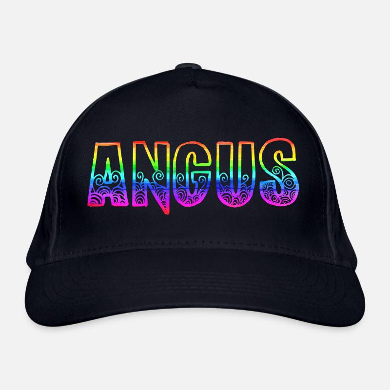 angus rs rainbow Organic Baseball Cap