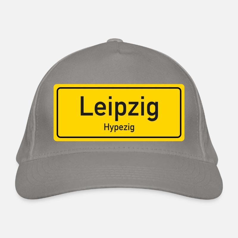 Leipzig place name germany Organic Baseball Cap