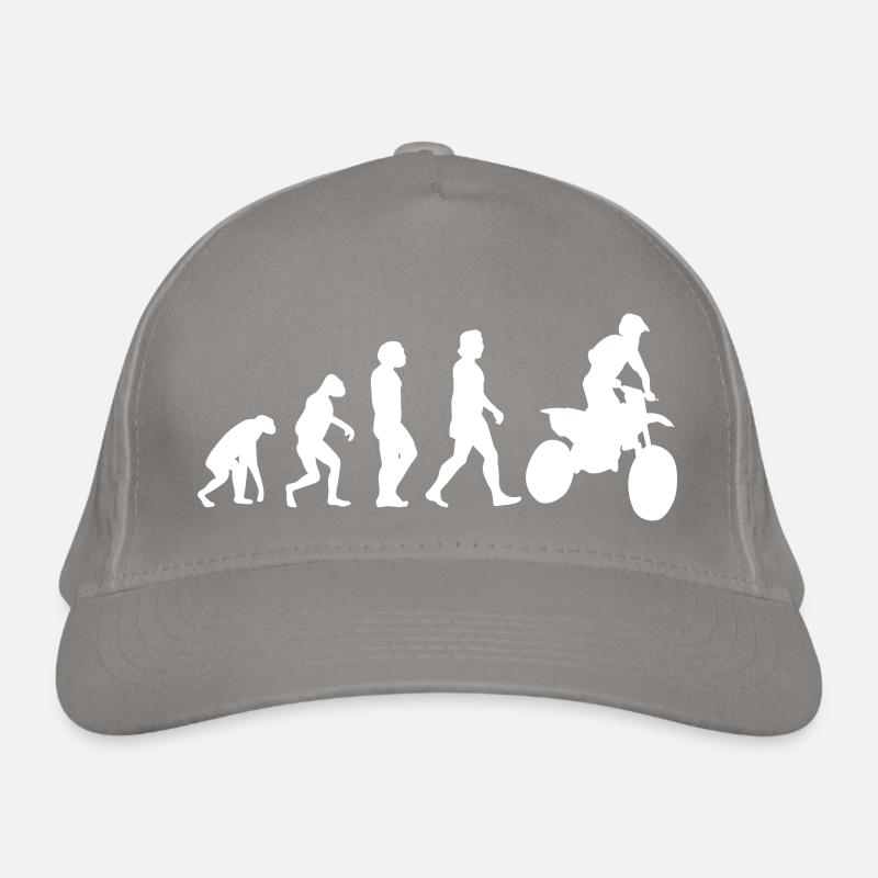 Motorrad Motorradfahrer Evolution Motorcross Biker Bio-Baseballkappe