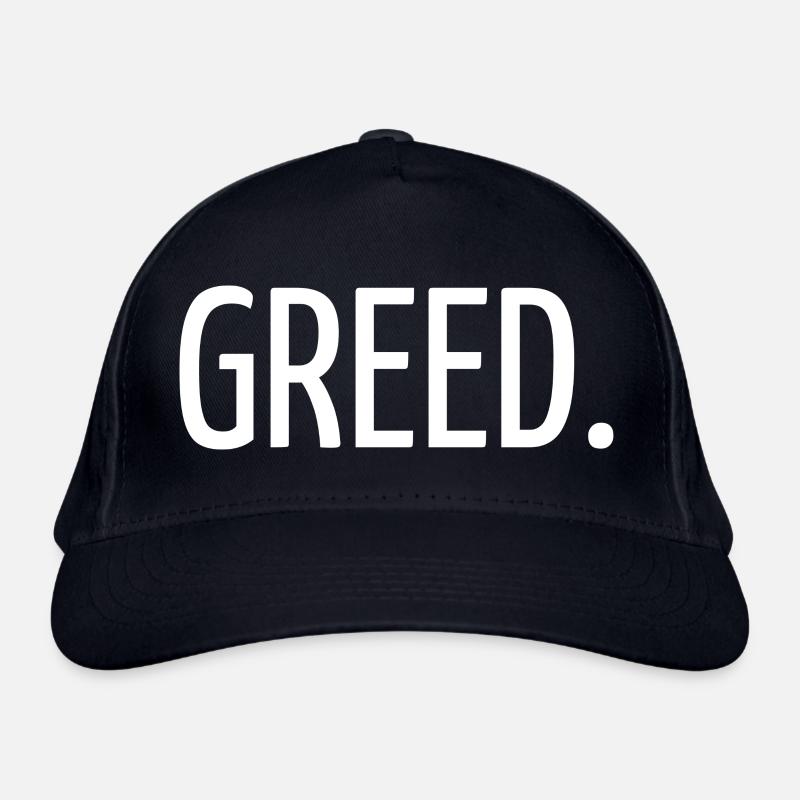 Greed - Organic Baseball Cap - navy