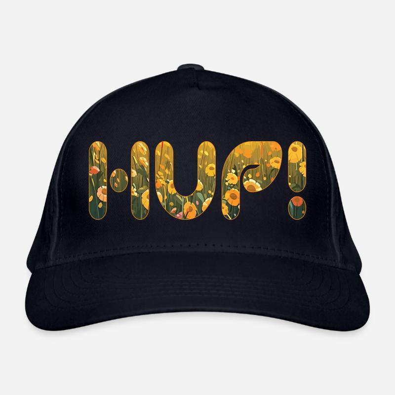 HUP dans le champ de fleurs Casquette classique bio