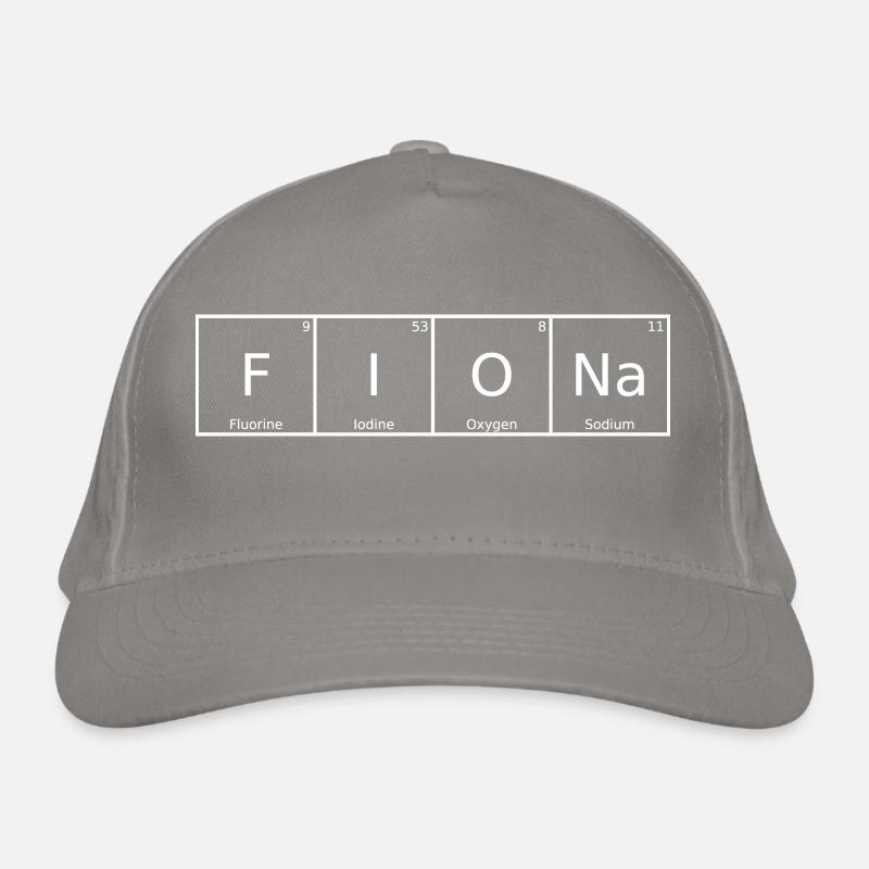 Fiona Surname First name Chemistry Periodic Table Elements Organic Baseball Cap