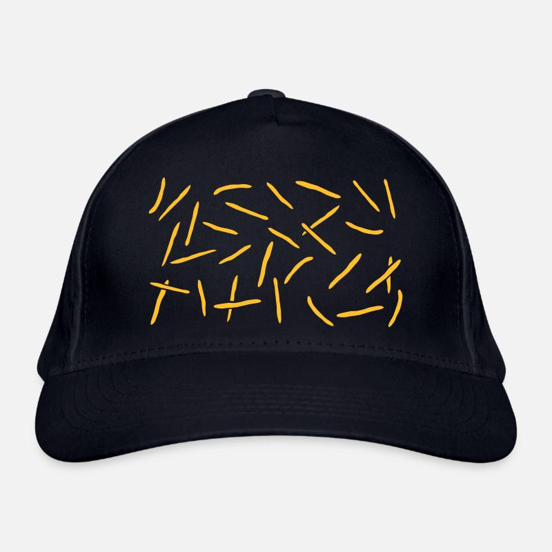 Sample French Fries Rain Organic Baseball Cap
