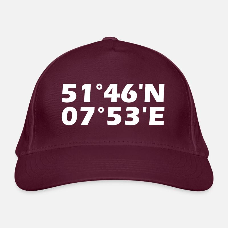 Ahlen coordinates Organic Baseball Cap