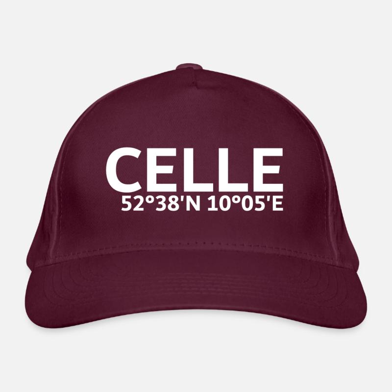 Celle coordinates Organic Baseball Cap