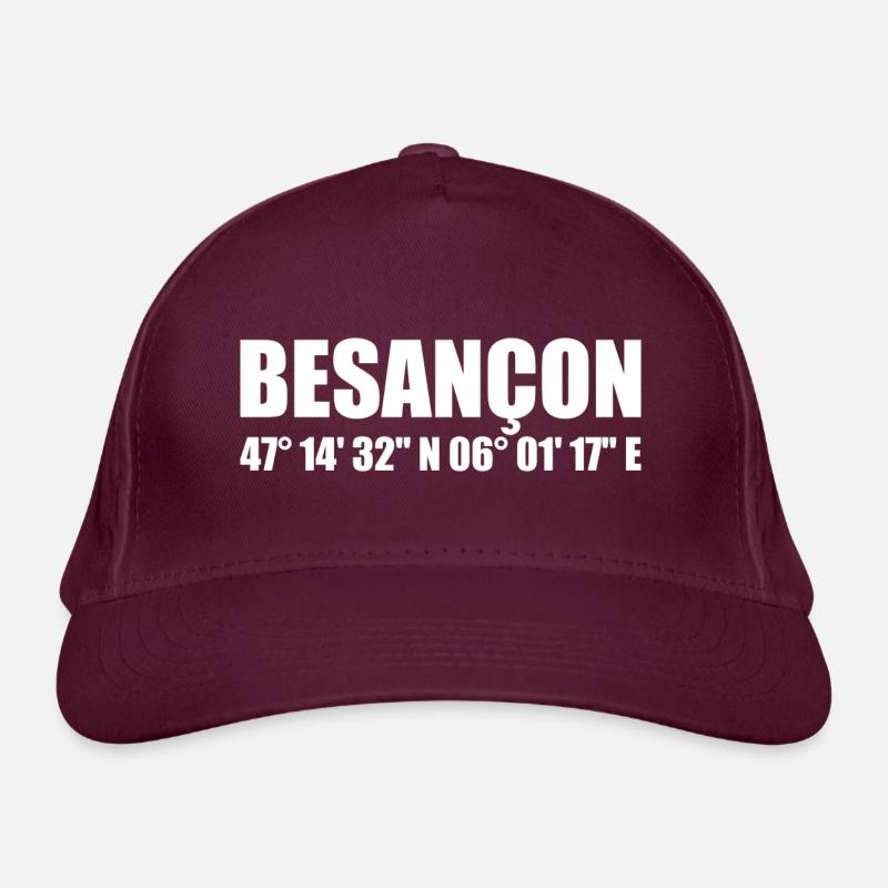 Besançon Coordinates Organic Baseball Cap