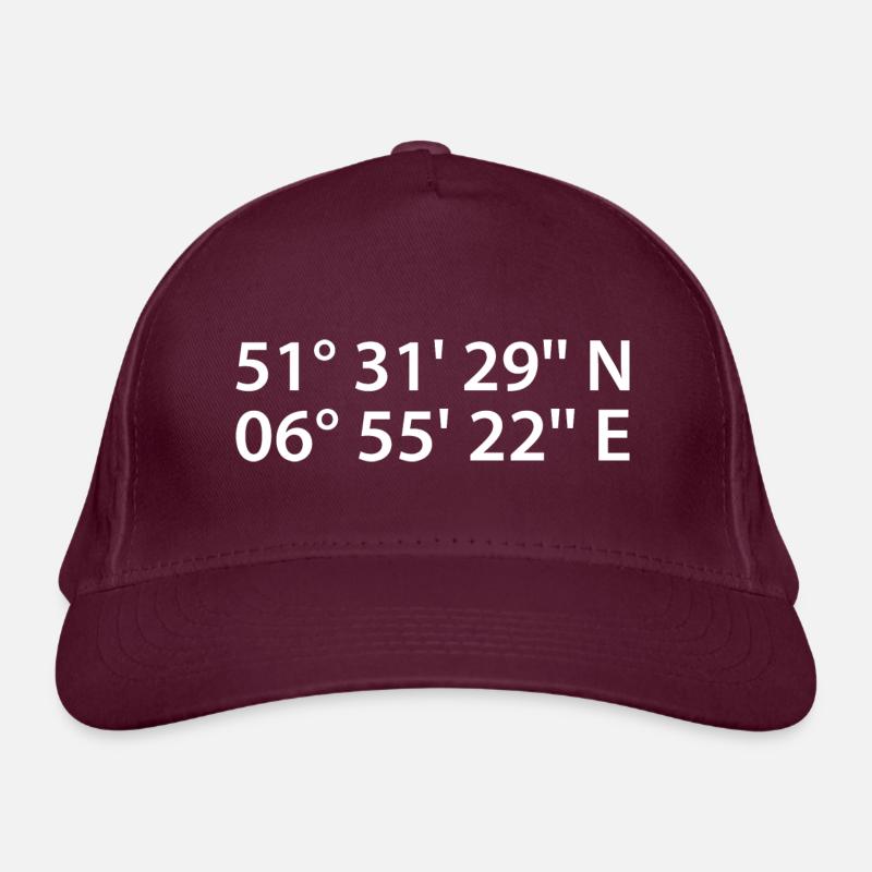 Bottrop coordinates Organic Baseball Cap