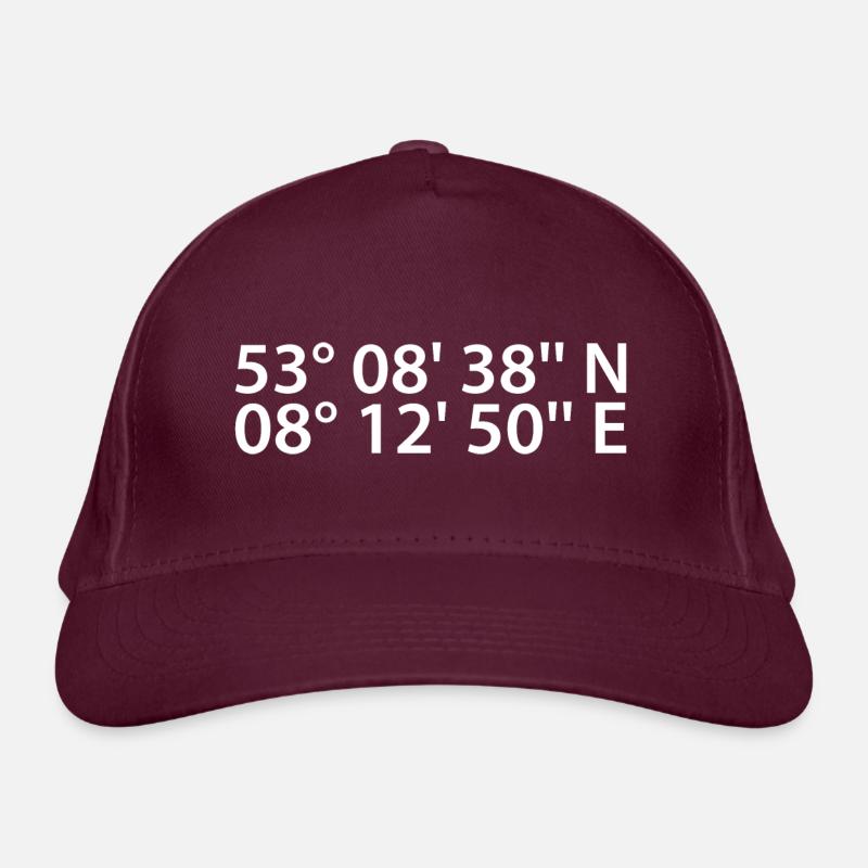 Oldenburg coordinates Organic Baseball Cap