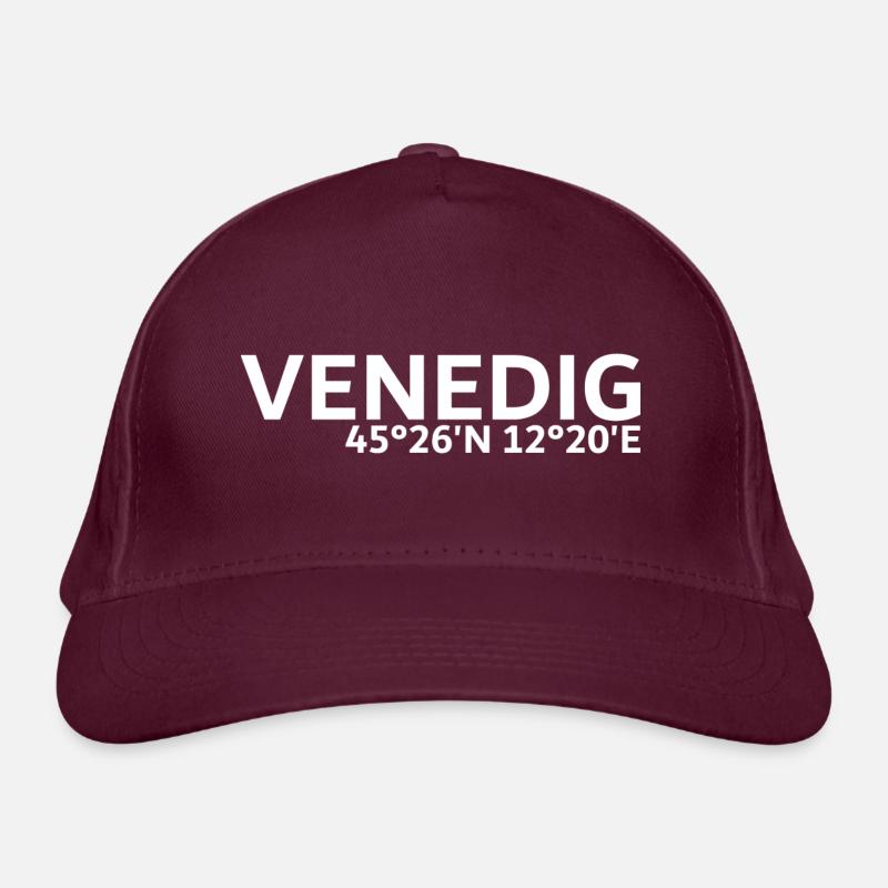 Venice coordinates Organic Baseball Cap