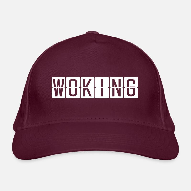 Woking Flughafentafel Bio-Baseballkappe