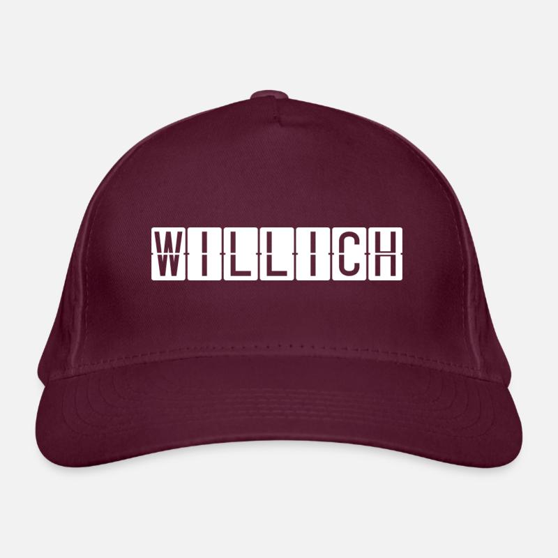 Panneau de l’aéroport de Willich Casquette classique bio
