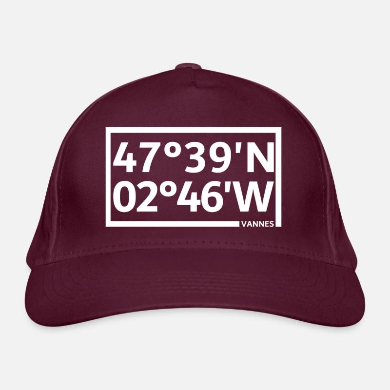 Vannes coordinates Organic Baseball Cap