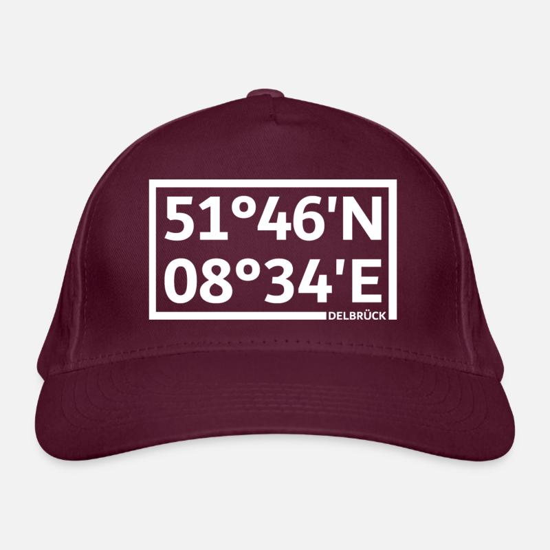 Delbrück coordinates Organic Baseball Cap