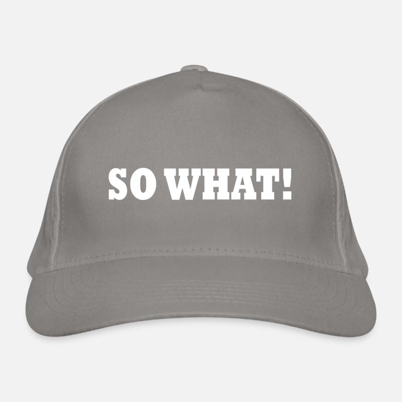 So what Casquette classique bio