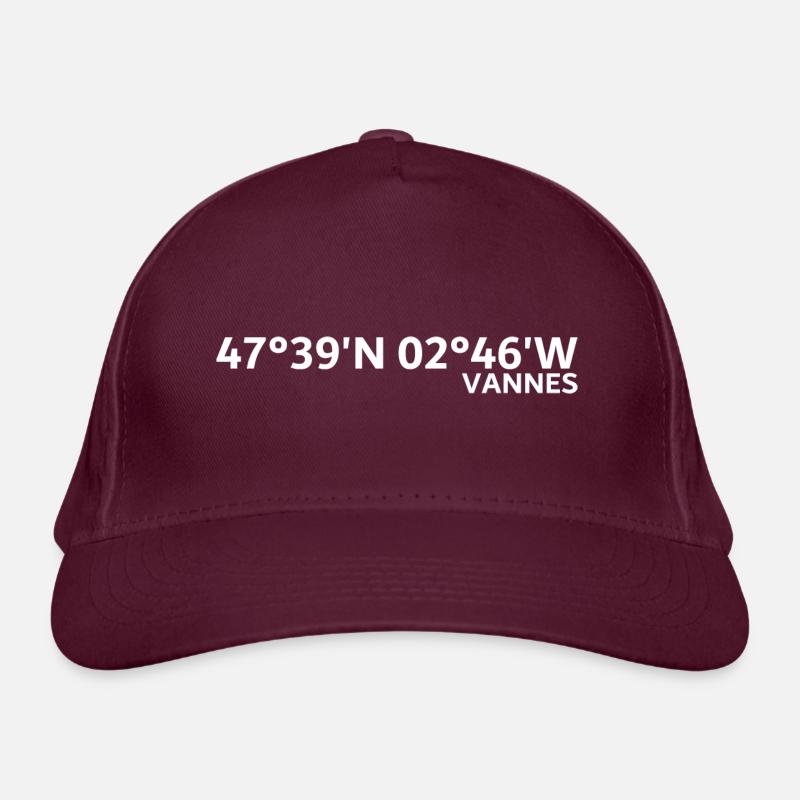 Coordonnées de Vannes Casquette classique bio