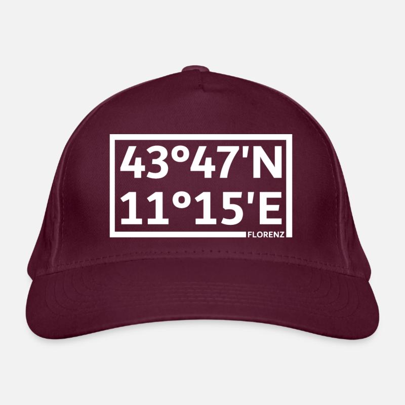 Florence Coordinates Organic Baseball Cap