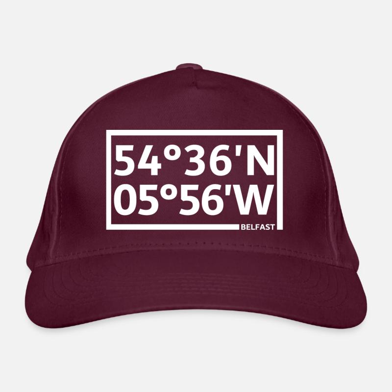 Coordonnées de Belfast Casquette classique bio