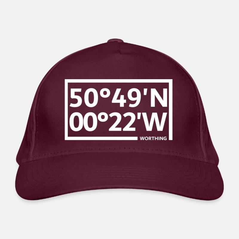 Worthing Coordinates Organic Baseball Cap