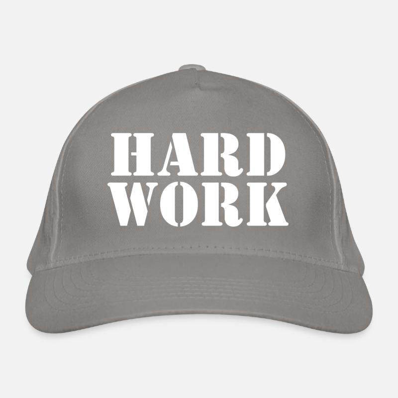 Hard work Organic Baseball Cap
